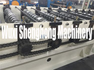 GI Steel Metal Deck Roll Forming Machine With Movable Control Box