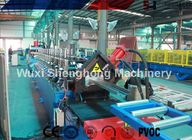 PLC Control Steel Metal Door Frame Roll Forming Machine 5.5KW 8 - 12 m / min