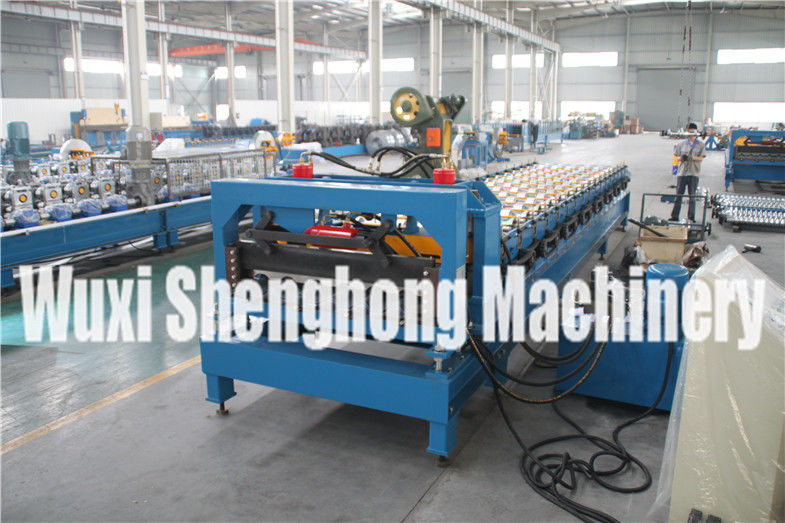 Elegant Style Steel Roof Sheet Forming Machine For Building / House