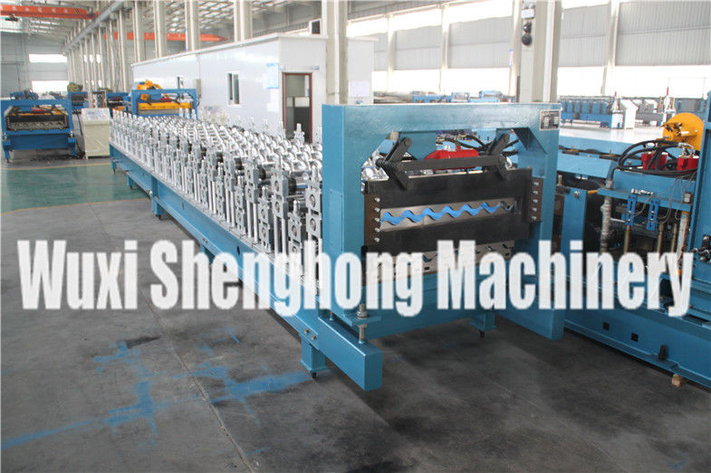 4KW Strong Strength Metal Deck Roll Forming Machine High Ribs