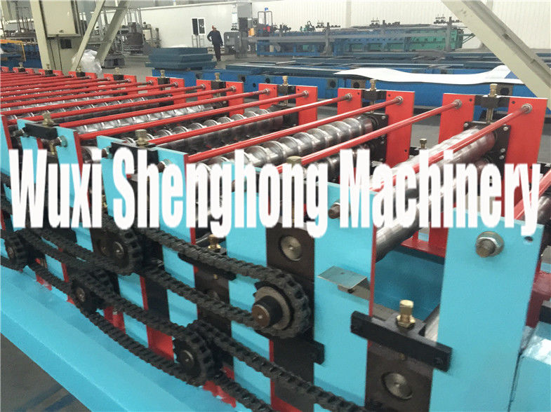 Roof Panel Double Layer Roll Forming Machine With 7 Inch Color Touch Screen