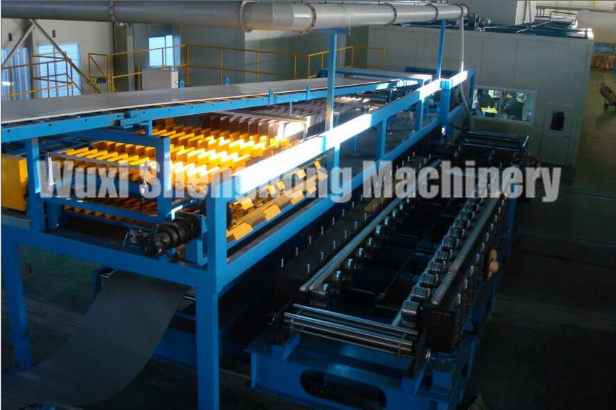PU Sandwich Panel Production Line Electrical / Hydraulic Controlling