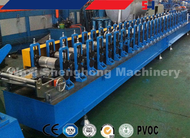 PLC Automatic Controlled Awning Tube Cold Roll Forming Machine With Flying Saw Cutting
