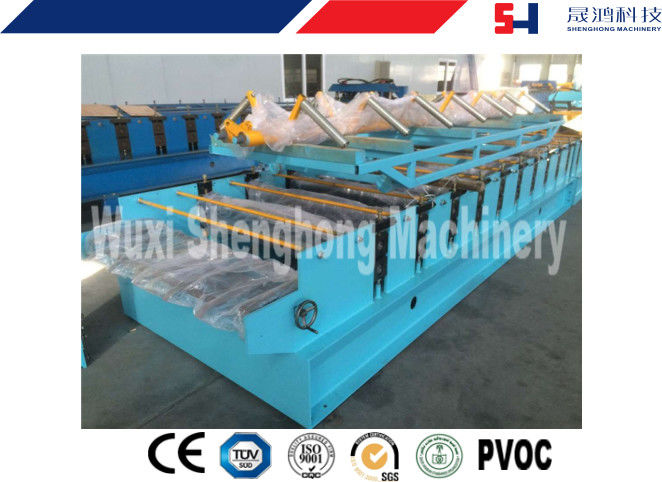 Standing Seam Cold Roll Forming Machine Trapezoidal Sheets 1000 - 1250mm Width Coil