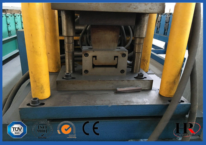 C / Z Interchage Purlin Cold Roll Forming Machine With Mitsubishi Transducers