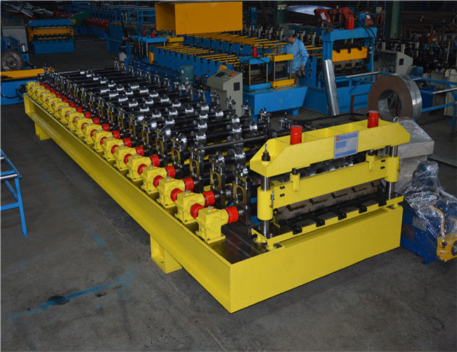 Metal Roofing Making Machine Trapezoidal Roof Roll Forming Machine With Customizable color