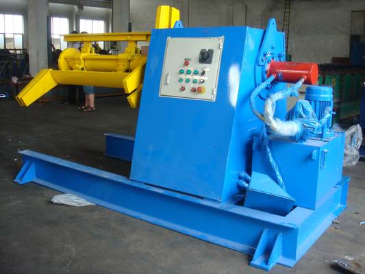 China Decoiler hidráulico de 5, 10, bobinas de 15 toneladas exportador 