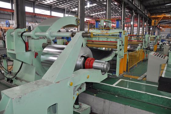 China Hot / cold rolled coil, galvanized steel 0.5-3mm slitting line exporter