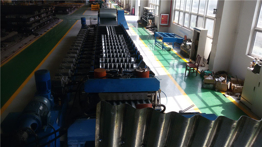 Arched Roof Panel Stud And Track Roll Forming Machine For 0.8 - 1.5mm Thickness Sheet
