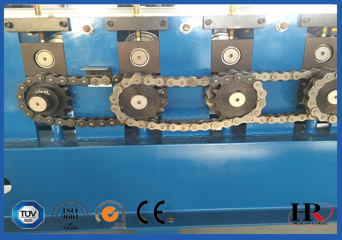 Metal Window / Door Frame Cold Roll Forming Machine With Hydraulic Cutting
