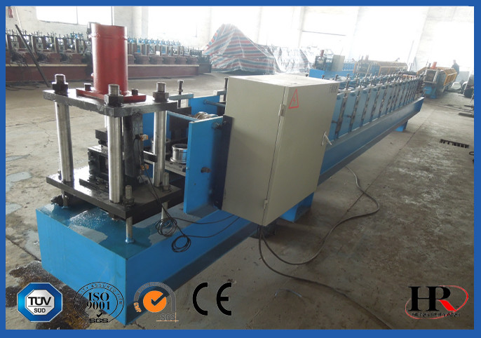 C / Z Interchage Purlin Cold Roll Forming Machine With Mitsubishi Transducers