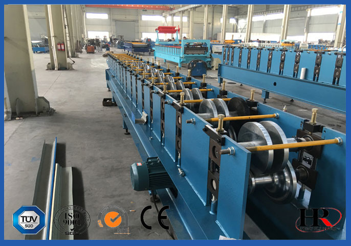 High Speed Downspout Gutter Roll Forming Machine Galvanized Sheet
