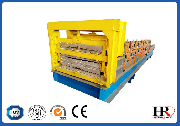 metal roofing sheet wall panel three layer roll forming machine