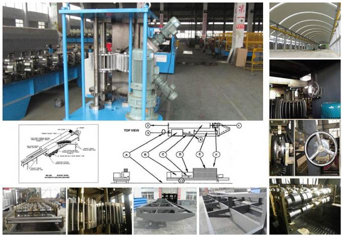 114mm Depth Groove Span Cold Roll Forming Equipment Colored Steel