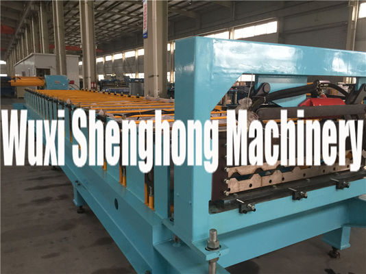 Custom Metal Roof Roll Forming Machine With 10 - 12m / Min Forming Speed