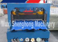 Blue Automatic Roof Tile Roll Forming Machine Anti Rust Roller