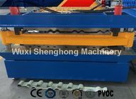 Durable Roofing Corrugated Sheet Roll Forming Machine High Speed For Roof Panel