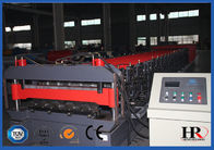 Electric R Panel Glazed Tile Roll Forming Machine For Roof , Wall