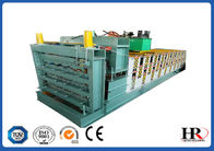 three layer roofing sheet roll forming making machine with high speed