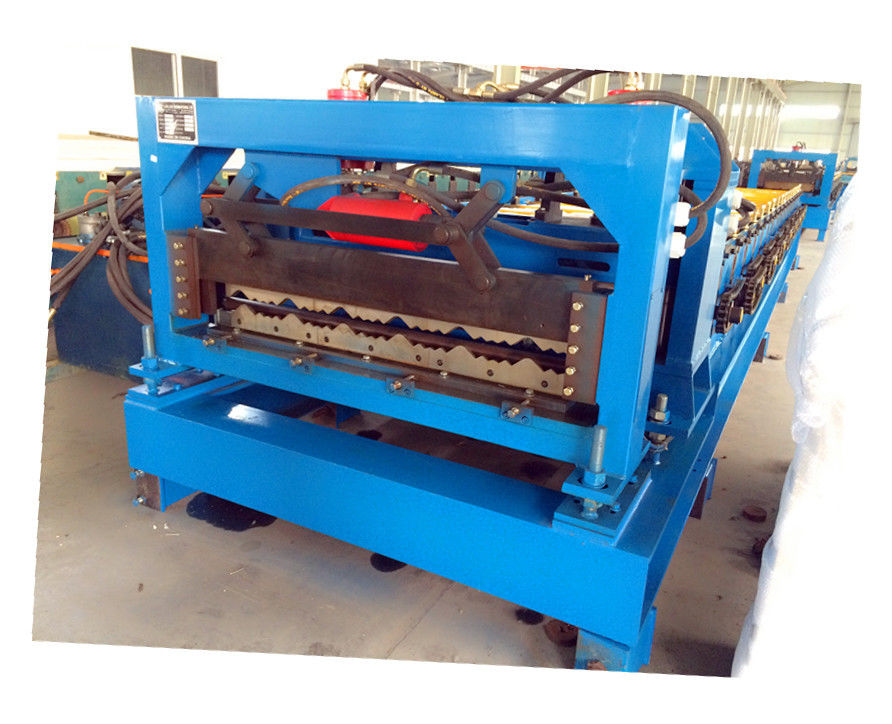 CNC Metal Sheet Roof Cold Roll  Forming Machine / Roof Tile Making Machine