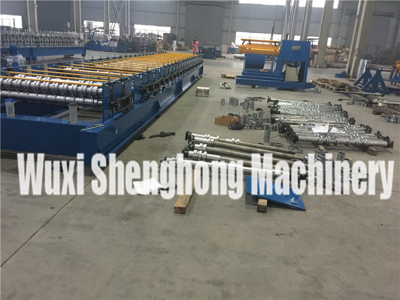 Steel Structural Floor Panel Cold Roll Forming Machinery Easy Control
