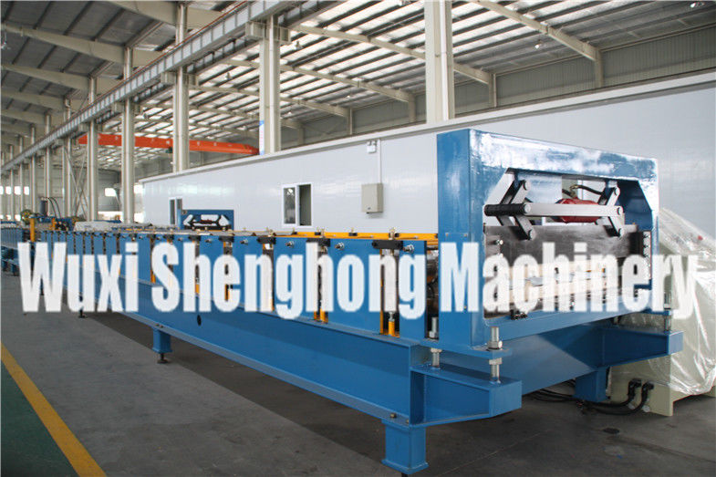 Trapezoidal Roof  Wall Panel Cold Roll Forming Machine PLC Controlling