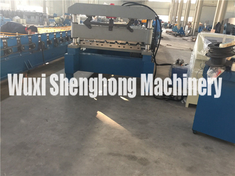 Steel Ribbed Roof Wall Panel Corrugated Iron Rolling Machine Easy Instaleed