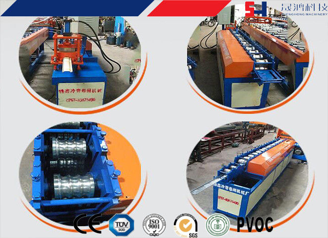 High Speed Shutter Door Cold Roll Forming Machine with Computer Software PLC Control