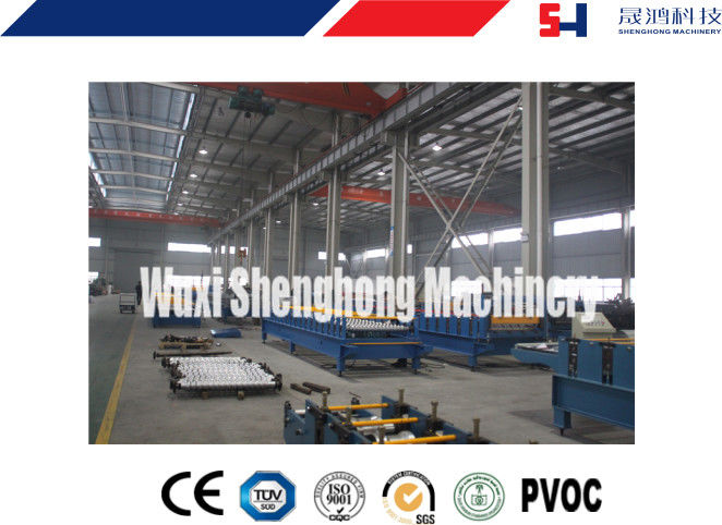 10 Ton Decoiler Corrugated Roof Roll Forming Machine 0.2 - 0.9 mm Thickness