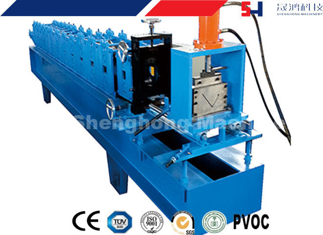 L Steel Purlin GCr15 Rollers / Roll Forming Machinery With Quenched Treatment