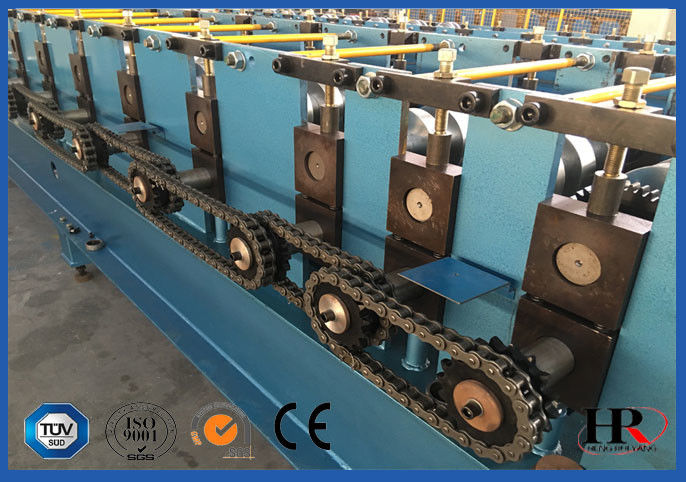 4m Length Roof Flashing Gutter Making Machine With Gearing Rigging