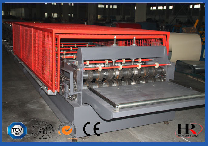 Construction Metal Deck Roll Forming Machine / Steel Rolling Machine