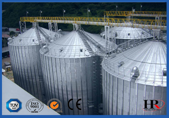 High Capacity 2000 Ton Grain Storage Silo Making Machine 23.8m * 23.8m * 34.91m