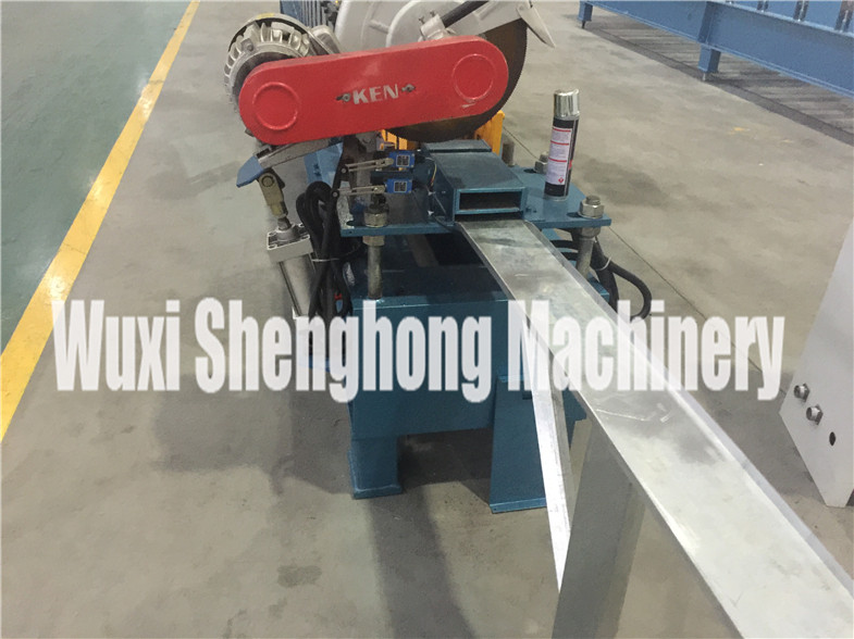 Steel / Aluminum Roll Forming Equipment With PLC Control System