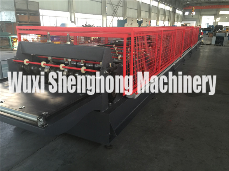 Electric R Panel Glazed Tile Roll Forming Machine For Roof , Wall