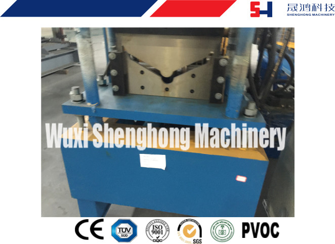 ISO Hydraulic Roof Ridge Cap Roll Forming Machine with Industrial GCr15 Roller