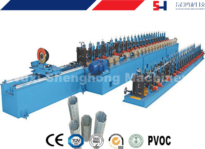 Windows Octagonal Pipe Cold Roll Forming Machine For Rolling Shutter System