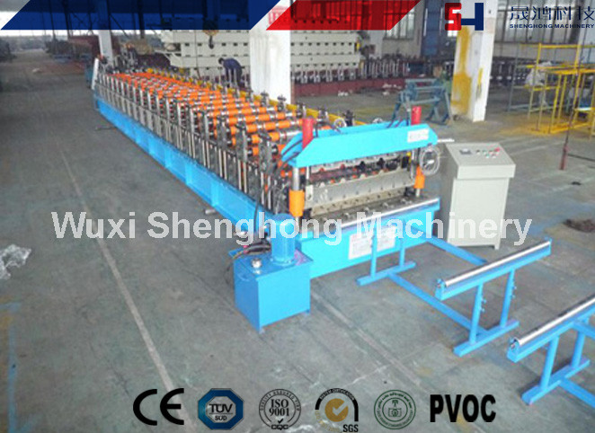 Color Coated Steel Roof Panel Forming Machine Large Span For Roof Sheet Making