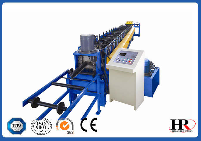 Structural Steel Lip Channel / Purlin Roll Forming Machine Automatic Easy Operation