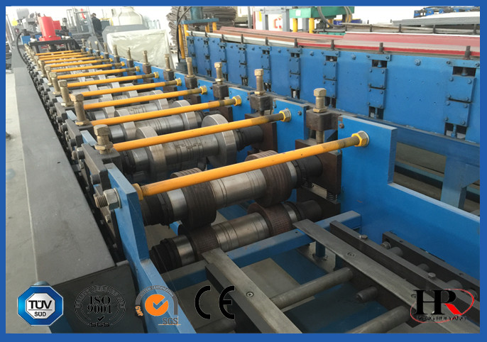 Automatic Purlin Roll Forming Machine , C / Z Profile Roll Forming Line