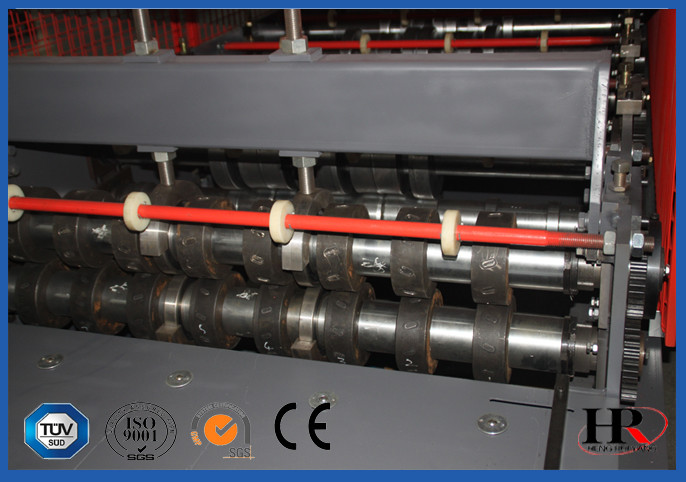 380V 50Hz Roof Roll Forming Machine , Corrugated Metal Deck Roof Tile Making Machine