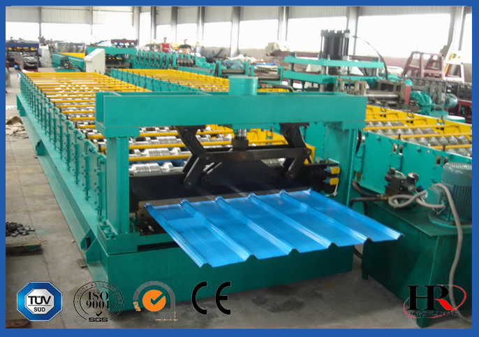 Curving Roof Panel Roll Forming Machine Custom For Glazed Color Steel
