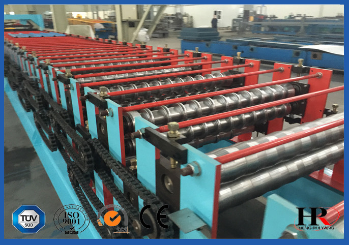 Galvanized Roofing Sheet Double Deck Roll Forming Machine 16mm