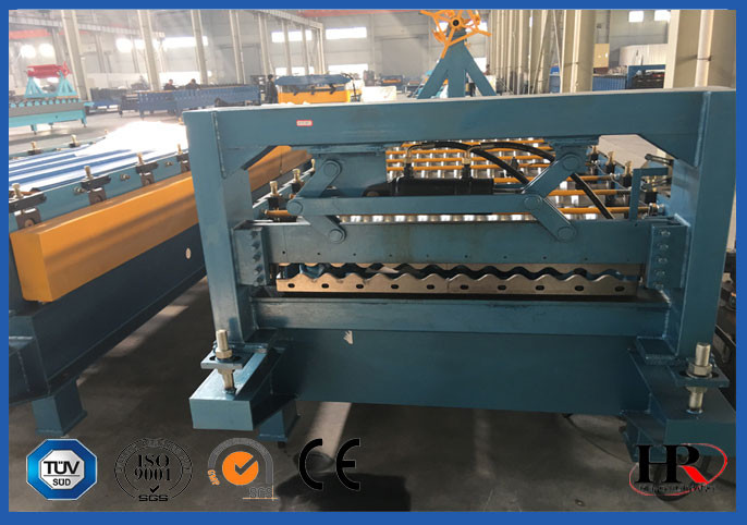 ISO Steel Tile Cold Roll Forming Equipment With Galvanized Coils