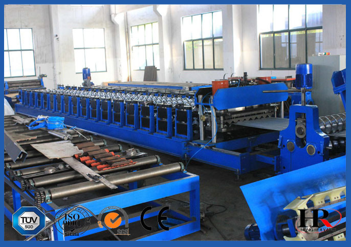 Spiral steel Silo Corrugated Side Panel Roll Forming Machine