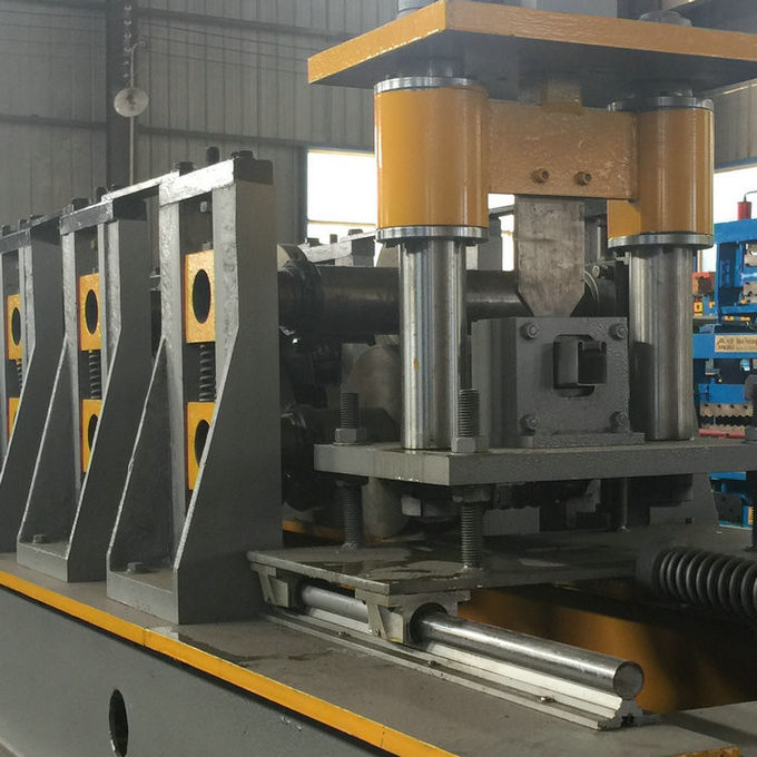 Metal Steel Frame Making Machine , Solar Strut Channel Roll Forming Machine